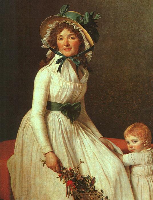 Jacques-Louis David Portrait of Madame Seriziat